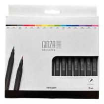 Pincel ginza nano brush pen-newpen caixa preta (15 unidades)