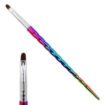 Pincel helen color língua de gato 4 unhas gel alongamento Pincel helen color língua de gato 4 unhas gel alongamento