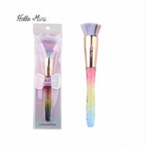 Pincel Kabuki Reto Linha Rainbow - Hello Mini - JL03