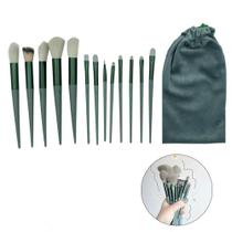 Pincel Kit 13 Peças Make Up Maquiagem Corretivo Base Sombra Po Compacto Pincel Kit 13 Peças Make Up Maquiagem Corretivo Base Sombra Po Compacto