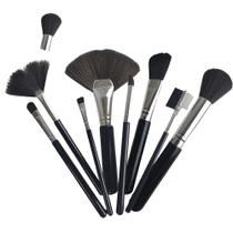 Pincel Kit 8 Peças Maquiagem Make Up Profissional Base Po Corretivo Sombra