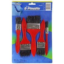 Pincel - kit com 5 pincéis para pintura - WESTERN