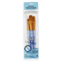 Pincel Lingua de Gato Crafter's Choice Royal & Langnickle 3 Tamanhos - Rcc-216