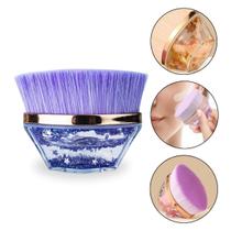 Pincel Mágico Oval Maquiagem Aplicação De Base Cerdas Macias Pincel Mágico Oval Maquiagem Aplicação De Base Cerdas Macias