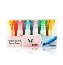 Pincel marca texto cute 6 cores ff1003 - fofy