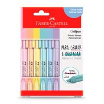 Pincel marca texto Grifpen com 6 unidades Tons Pastéis MT/TP6ZF357003 - Faber-Castell