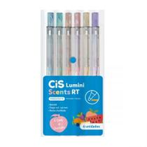 Pincel marca texto Lumini Scents RT com 6 unidades - Cis Pincel marca texto Lumini Scents RT com 6 unidades - Cis