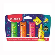 Pincel marca texto Pixel Party estojo 4 cores 743602 - Maped