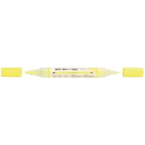 Pincel Marcador Artesanato Multimark S&P Amarelo Neon com 6
