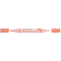 Pincel Marcador Artesanato Multimark Semipermanente Laranja Neon Caixa com 6 Unidades