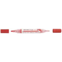 Pincel Marcador Artesanato Multimark Vermelho - Blister com 6 Unidades