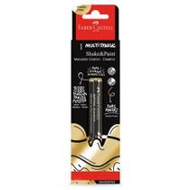 Pincel marcador multisuperfícies Multimark Cromado Ouro MM/ESSP829 com 1 unidade - Faber-Castell