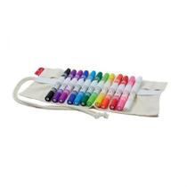 Pincel marcador multisuperfícies Multimark estojo com 12 cores MM/ESROLO - Faber-Castell Pincel marcador multisuperfícies Multimark estojo com 12 cores MM/ESROLO - Faber-Castell