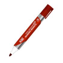 Pincel marcador p.quadro bco. vermelho mark - kaz