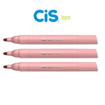 Pincel Marcador Para Quadro Branco Bpx C/3 Uni Vermelho- Cis