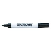 Pincel marcador para quadro branco c/12 preto masterprint