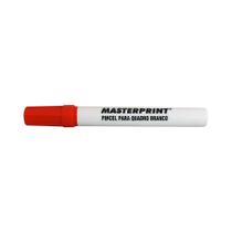 Pincel marcador para quadro branco c/12 vermelho masterprint