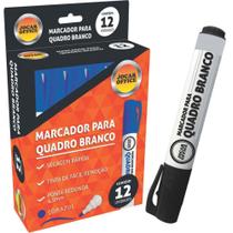 Pincel Marcador para Quadro Branco Jocar Preto Caixa com 12 Unidades