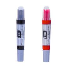 Pincel Marcador Para Quadro Branco Recarregável Lyke Kit 02 Unidades