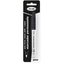 Pincel marcador permanente 1,0mm, Preto PY230200-1 Oval 1 UN