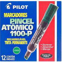 Pincel marcador permanente atomico 1100p verde recarreg. pilot