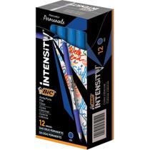 Pincel Marcador Permanente BIC Marking 11MM Azul Caixa com 12 Unidades