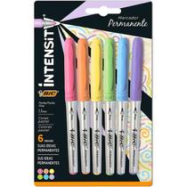 Pincel Marcador Permanente Marking 1.1mm Tons Pastel BIC Pincel Marcador Permanente Marking 1.1mm Tons Pastel BIC