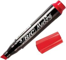 Pincel marcador permanente marking recarregavel vermelho 904392 - bic