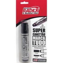 Pincel Marcador Permanente Super Canetao 17Mm Preto