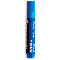 Pincel marcador permanente traco grosso azul - compactor Pincel marcador permanente traco grosso azul - compactor