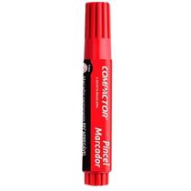 Pincel marcador permanente traco grosso vermelho - compactor Pincel marcador permanente traco grosso vermelho - compactor