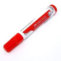 Pincel Marcador Quadro Branco Faber Castell Vermelho - Unidade