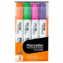 Pincel marcador quadro branco sortido 96136 / 4un / jocar - JOCAR