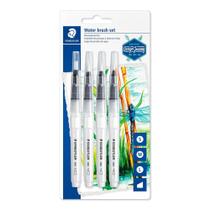 Pincel Para Aquarela com Reservatória de Água 4 Unidades Staedtler Water Brush Set