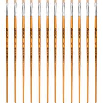 Pincel Para Artesanato Roma Ponta Chata 06 615 06 - Kit C/12