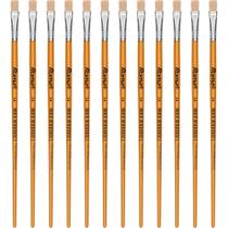 Pincel Para Artesanato Roma Ponta Chata 12 615 12 - Kit C/12