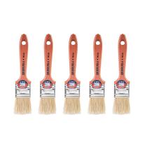 Pincel Para Pintura Parede 1 1/2 Verniz Stain Atlas - 5 Uni