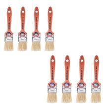 Pincel Para Pintura Parede 1 1/2 Verniz Stain Atlas - 8 Uni