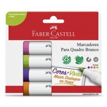 Pincel para quadro branco com 4 unidades SM/MQBCOLOR351905 - Faber-Castell Pincel para quadro branco com 4 unidades SM/MQBCOLOR351905 - Faber-Castell