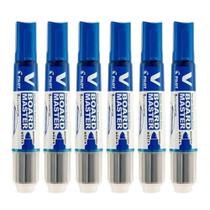 Pincel Para Quadro Branco Recarregável Board Master Azul 6 Unidades - Pilot Pincel Para Quadro Branco Recarregável Board Master Azul 6 Unidades - Pilot