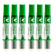 Pincel para Quadro Branco Recarregável Board Master Verde 6 Unidades - Pilot