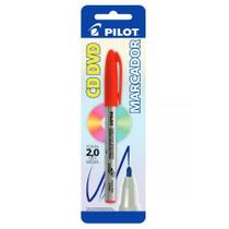 Pincel permanente CD/DVD 2.0 Vermelho com 1 unidade - Pilot Pincel permanente CD/DVD 2.0 Vermelho com 1 unidade - Pilot