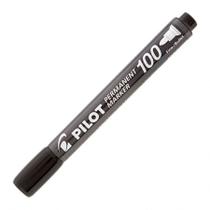 Pincel permanente marker SCA-100 Preto ponta redonda com 1 unidade - Pilot