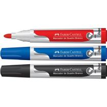 Pincel quadro branco 3 cores cartela faber-castell