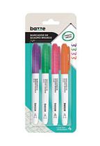 Pincel Quadro Branco Bazze Ponta Redonda 4 Cores Pincel Quadro Branco Bazze Ponta Redonda 4 Cores