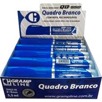 Pincel Quadro Branco QB550 AZUL C/REFIL