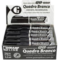 Pincel Quadro Branco QB550 Recarregavel Preto