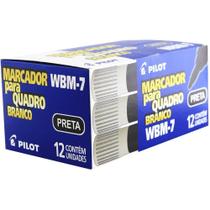 Pincel Quadro Branco WBM-7 Recarregável Preto Caixa com 12