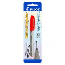 Pincel retroprojetor 2.0 Vermelho com 1 unidade - Pilot