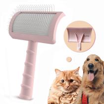 Pincel Slicker TinyPoint Large para cães e gatos 25 mm rosa